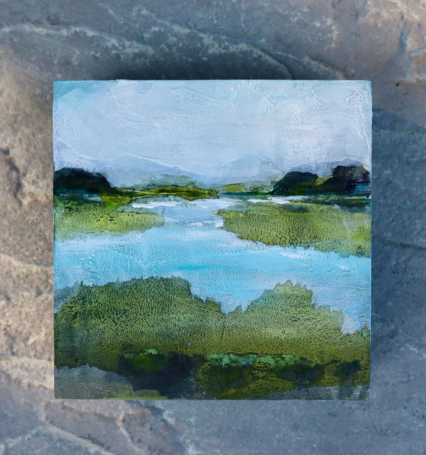 Original Ring of Kerry Landscape | Mixed Media Wood Panel