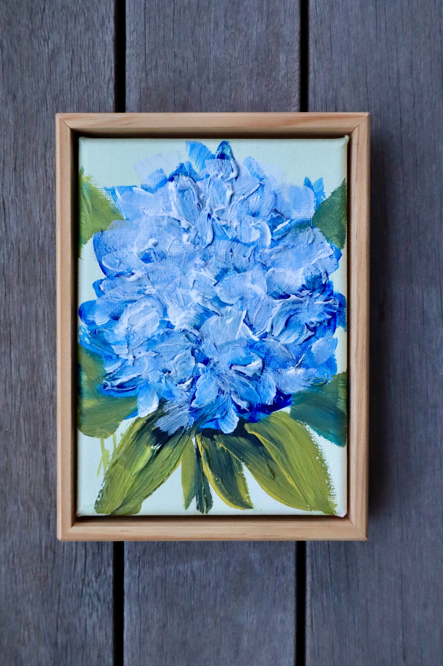 Hydrangea - Textured Floral Wall Art