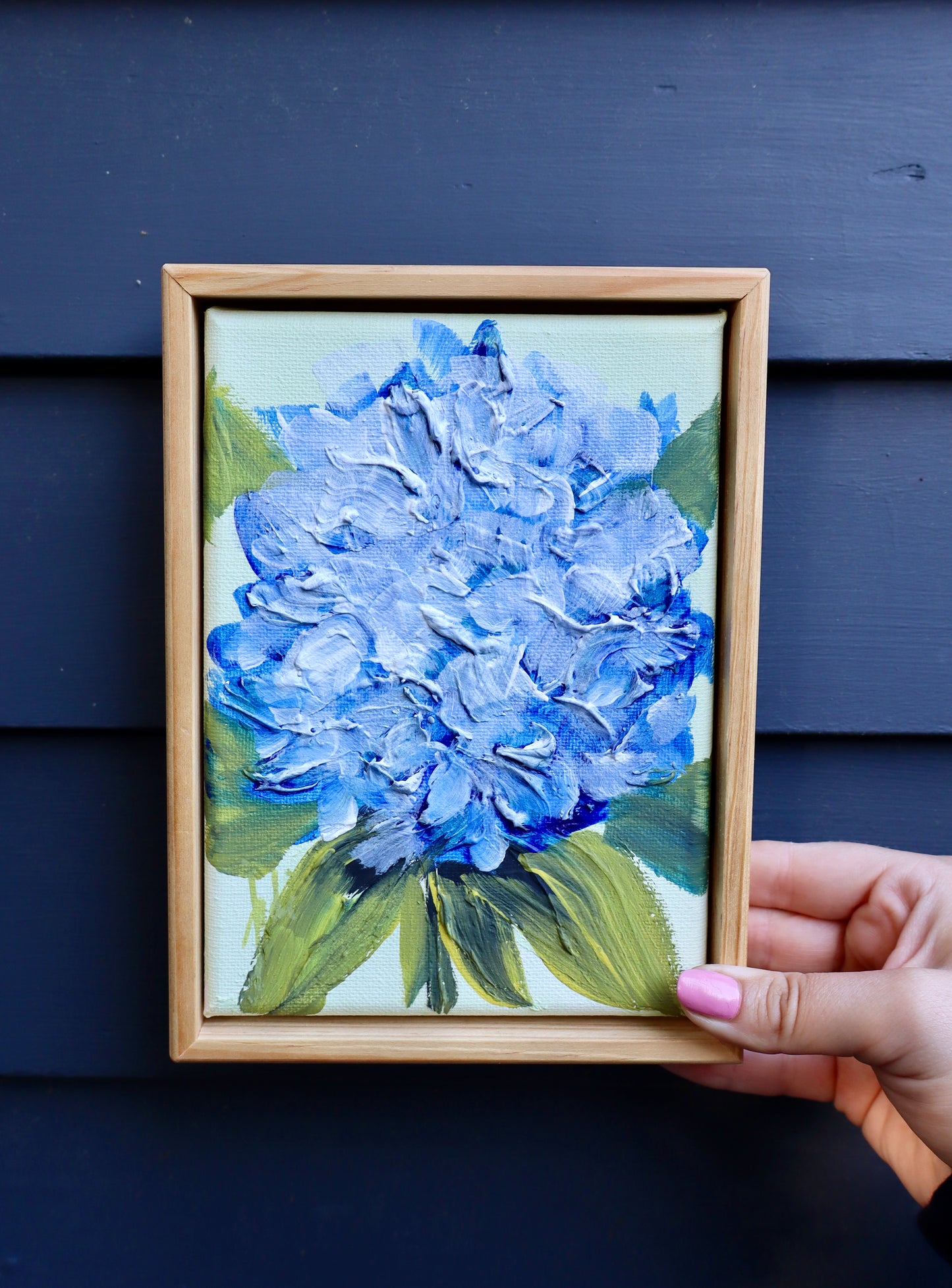 Hydrangea - Textured Floral Wall Art