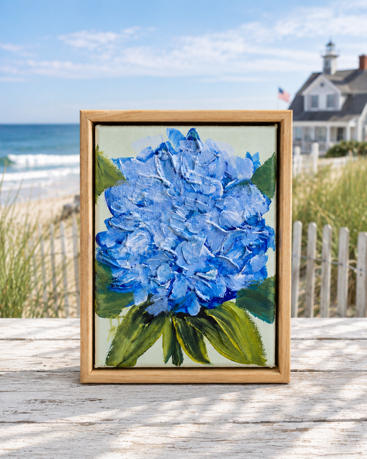 Hydrangea - Textured Floral Wall Art