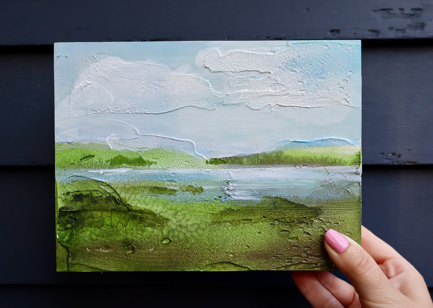 Original Ring of Kerry Landscape | Mixed Media Wood Panel