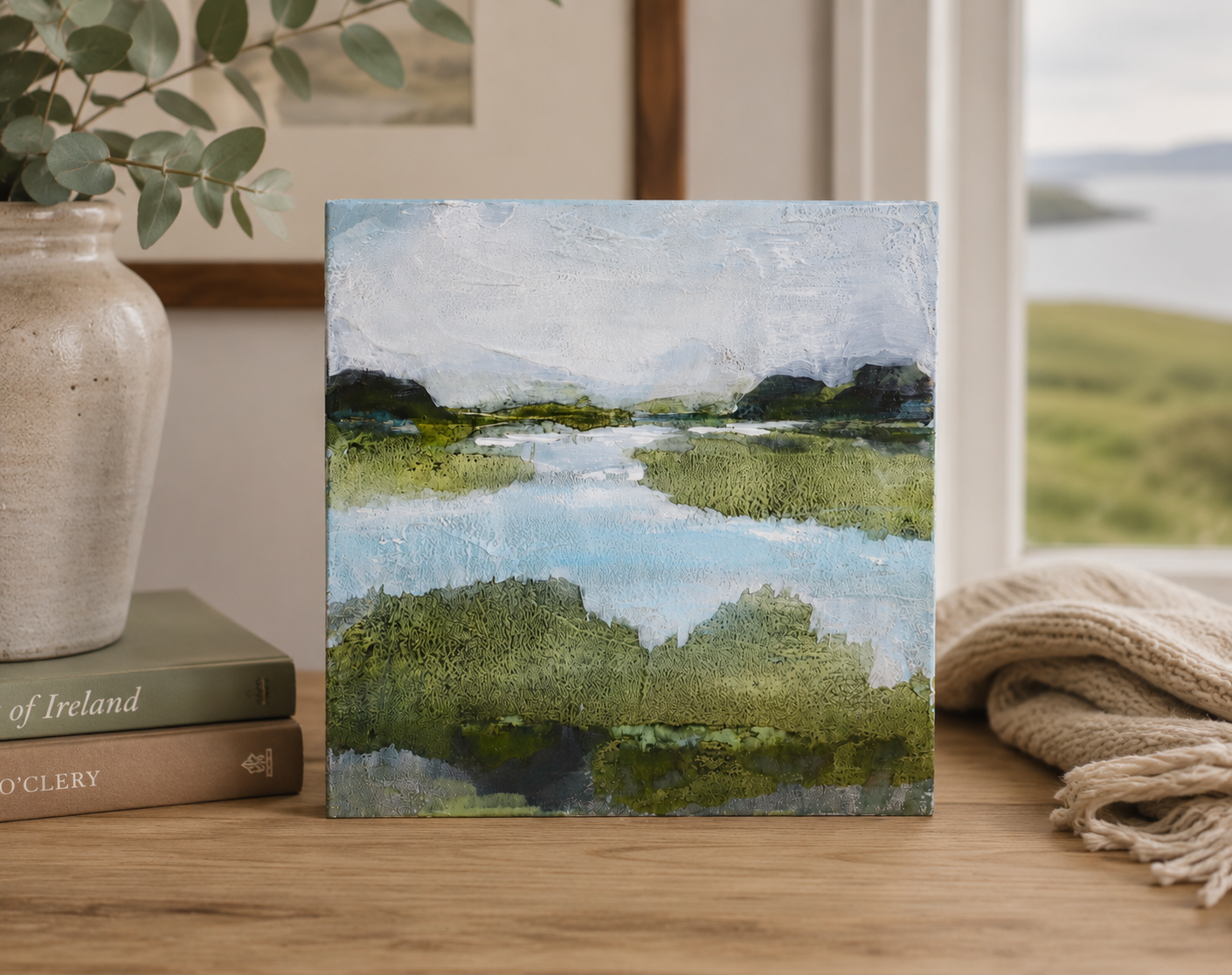 Original Ring of Kerry Landscape | Mixed Media Wood Panel